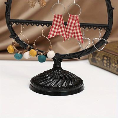 Black Jewelry Stand Creative Wine Glass Shaped Jewelry Storage Rack Can Be Used To Display In The Bedroom or Living Room