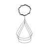 Ingemark Goth Multilayer Tassel Leg Thigh Chain for Women Trendy Elastic Band Crystal Link Summer Body Jewelry Dress Accessories