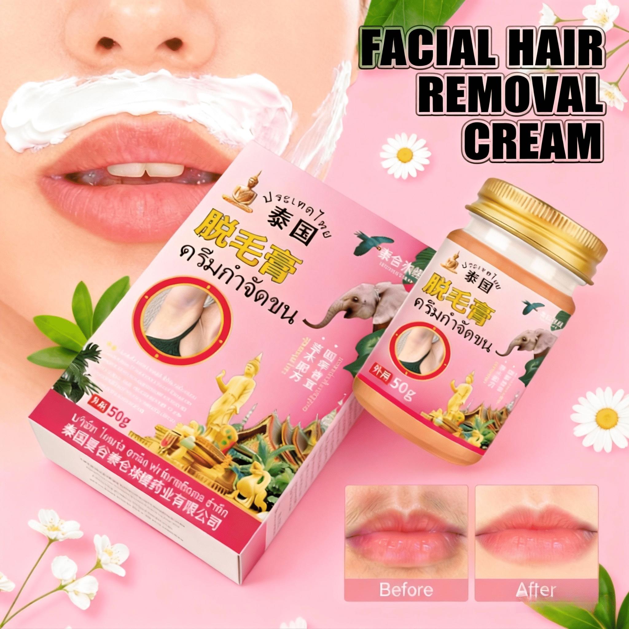 

Sensitive Skin Depilatory Cream – Soothing Formula for Face & Body, 50ml One box