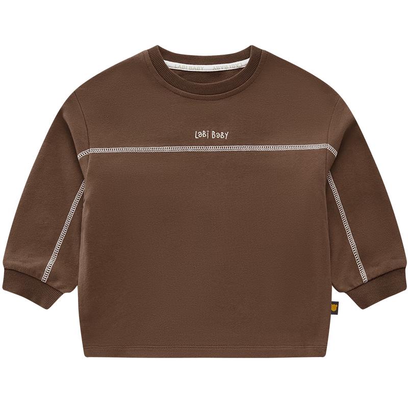 LABI Children's Loose Fit Long-Sleeve Pullover Sweatshirt