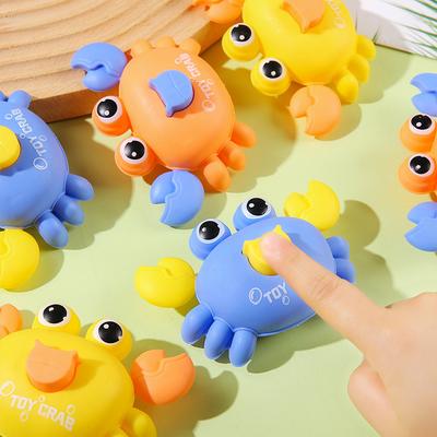 Car New Simulation Biology Crab Puzzle Toy Cute Ocean Crab Press Type Inertial Return Toy