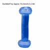 TPR Dog Chew Toy Dumbbell Shape Cooling Dog Toy Bite Tough Dog Teething Toy  Teeth Cleaning