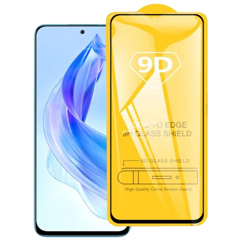 

Full Screen Protector for Honor 90 Lite 5G/X50i 5G,9D Tempered Glass Side Glue Silk Printing Phone Screen Film Type A