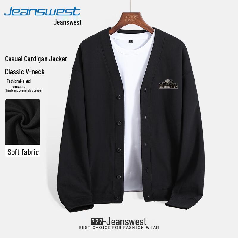 

Jeanswest Men s V-Neck Button Cardigan Jacket L