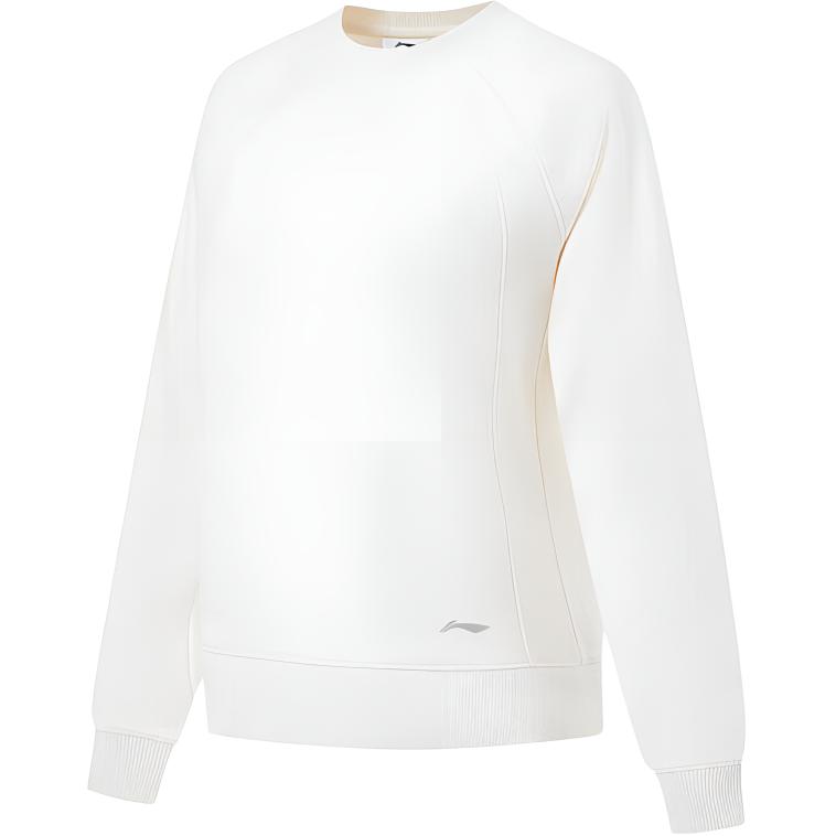 

Li Ning Пуловер с круглым вырезом Однотонная толстовка Женские толстовки AWDV948-7 XL