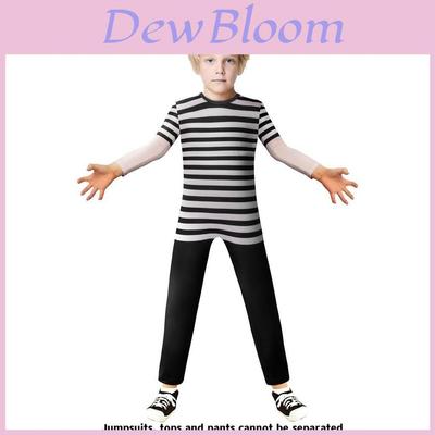 Combinaison Pugsley Addams pour enfants, thème Noël et Halloween, cosplay