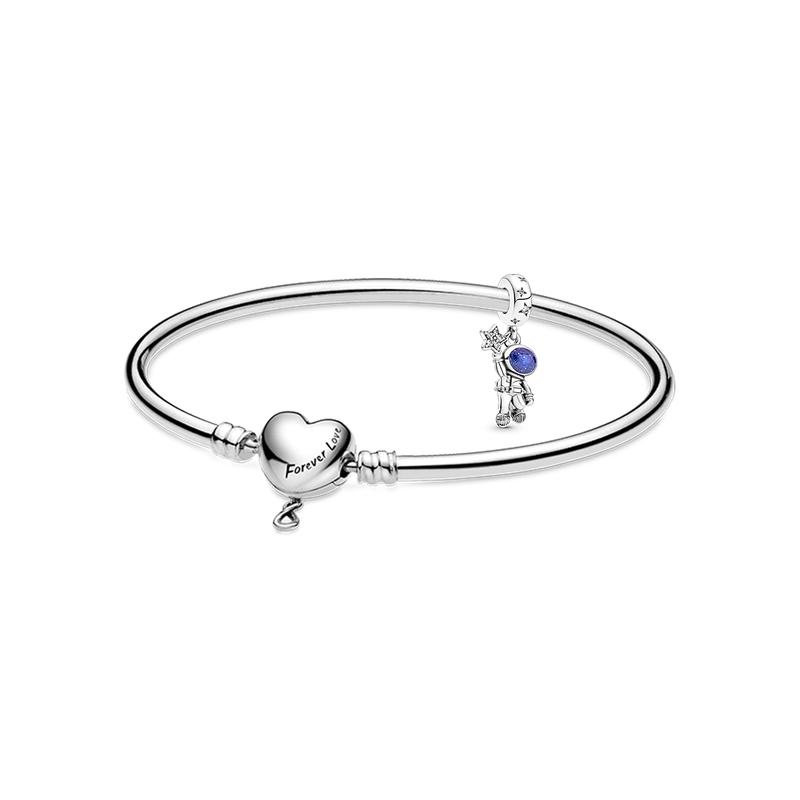 Pandora Astronaut Traveling the Galaxy Reaching for the Stars 925 Silver Bracelet Women s Style ZT24082706A серебряный