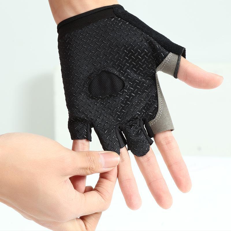 Unisex Breathable Fitness & Cycling Half-Finger Gloves with Sun Protection - Non-Slip and Lightweight Q6