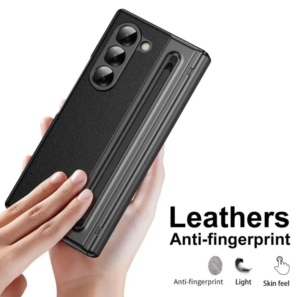 For Samsung Galaxy Z Fold 8 Ultra Z Fold 8 7 6 5 4 Phone Case With S Pen Hinge Protection Built-in Screen Protector Cover