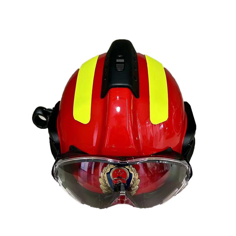 OLOMM Warrior Fire & Emergency Rescue Helmet with Goggles Standard