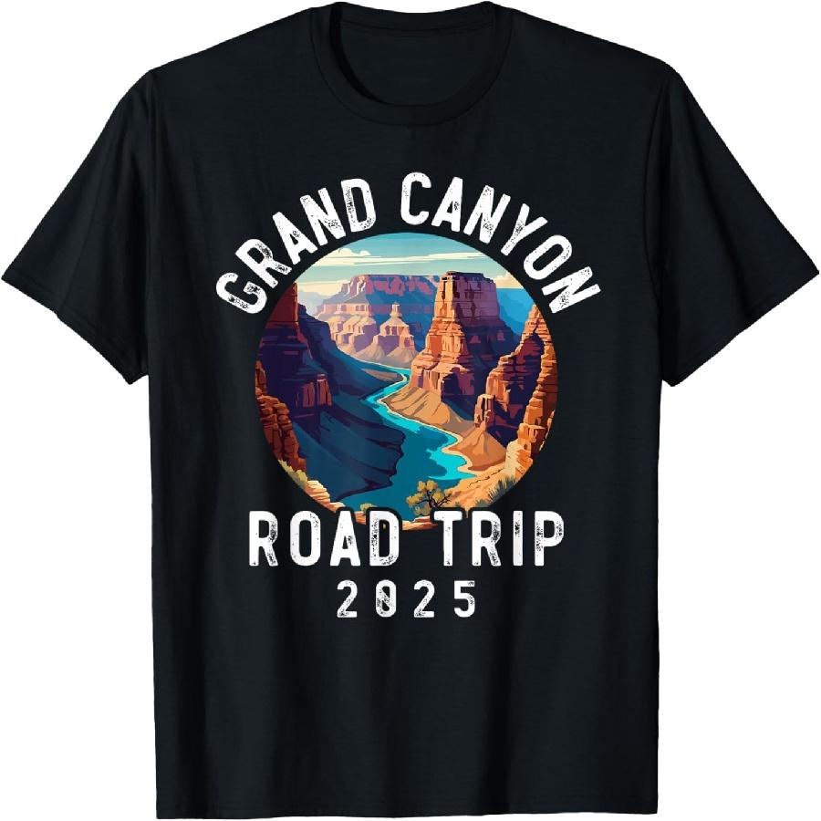 

Grand Canyon National Park, Family Souvenir Road Trip 2025 T-Shirt XXXXXL чорний