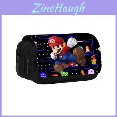 Mario Stationery Storage Bag Made Of Polyester With Spacious Compartments For Kids