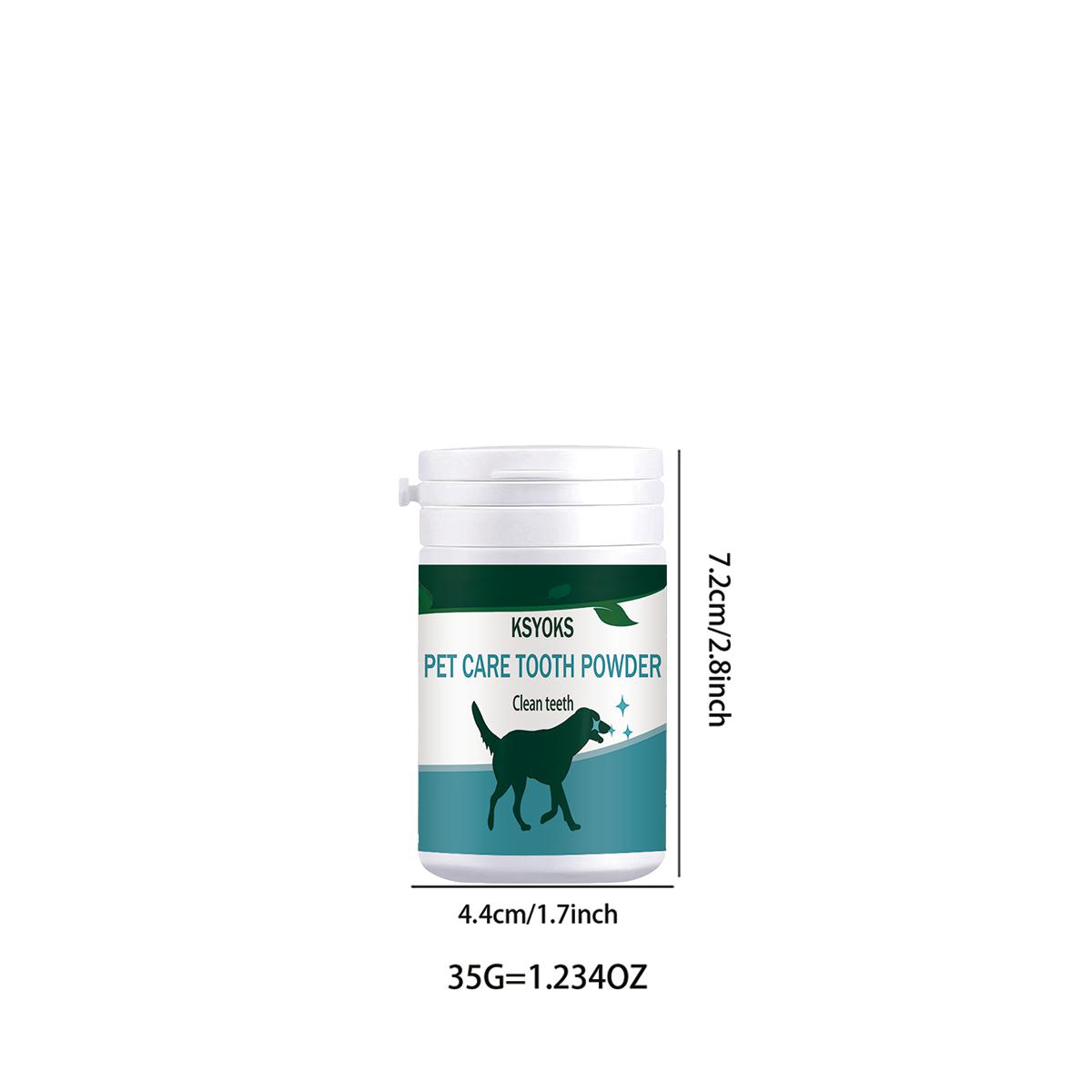 

Pet dental powder claims to resolve oral problems with pets in the simplest way. 35g