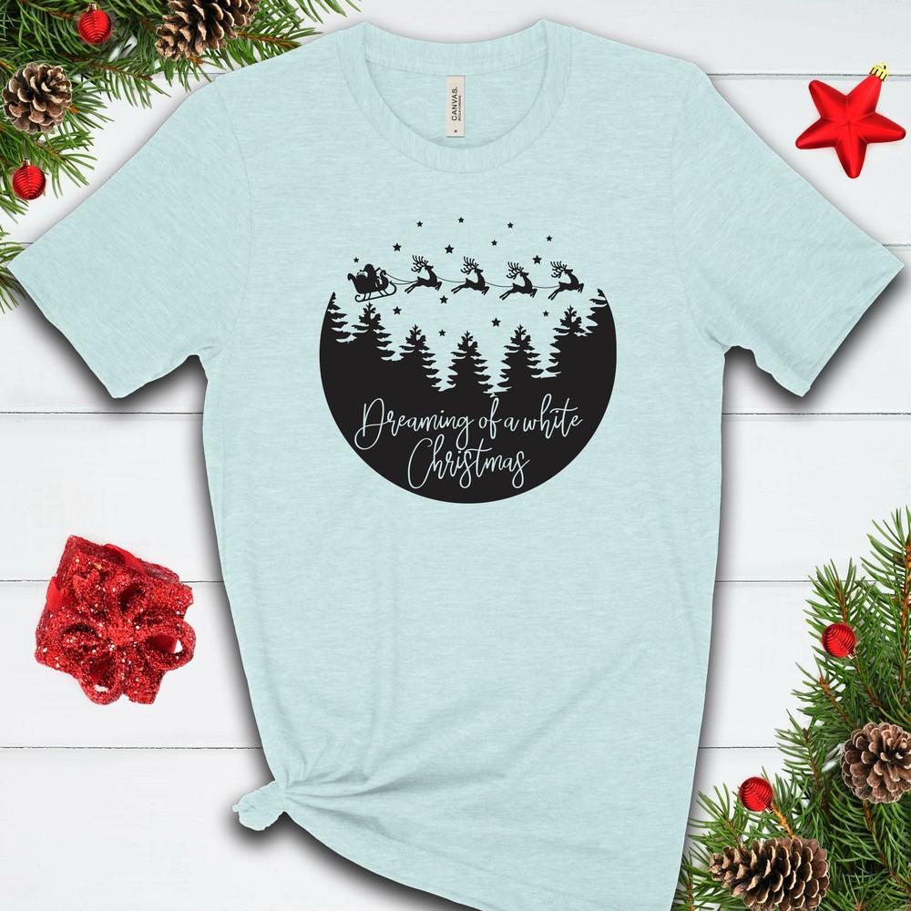 Dreaming of a White Christmas T Shirt 02919 4XL