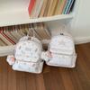 Schoolbag Korean niche cute printed backpack 1011 new large-capacity women's student class commute fashion backpack