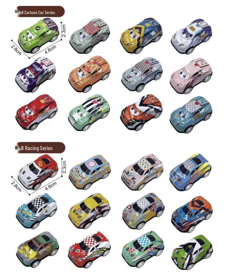 

Коллекционное ведро для хранения: Набор из 30 литых инерционных гоночных машинок