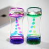 1pc Hourglasses Timer Movement Sensory Toy Kids Adults Stress Relief Office Desktop Ornament Mixed Color Liquid Motion Bubbler