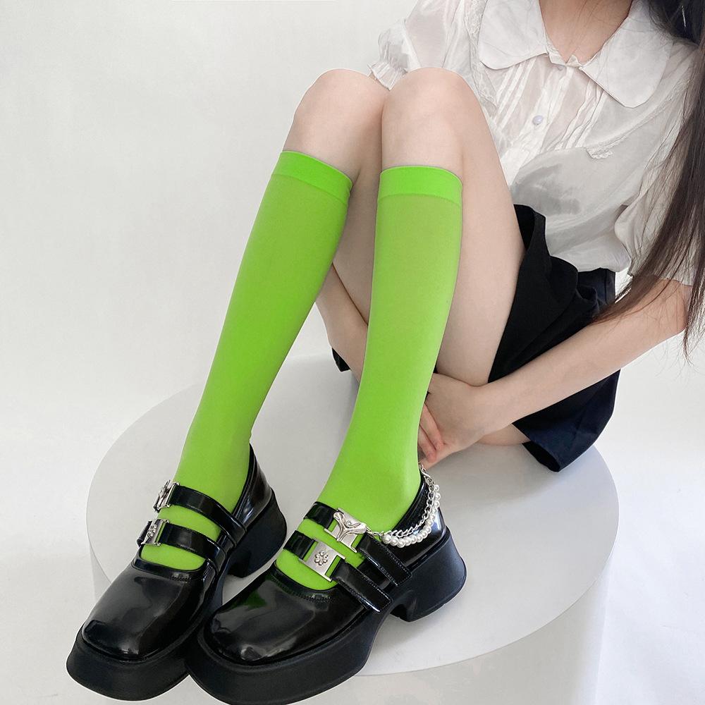 Kave Women'S Knee High Socks  New Fashion Colorful Stockings Middle Tube Socks Cosplays Calf Socks Long Boot Stockings Gifts