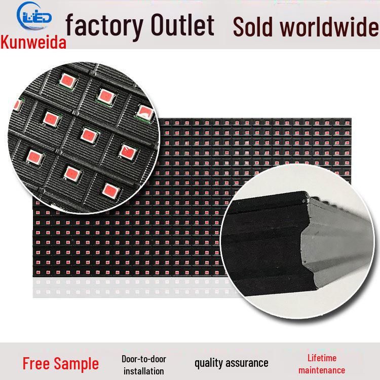 Panou LED P10 de Exterior Rezistent la Apă - Ecran Rulant Monocrom Roșu