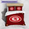 Middlesbrough FC Printed 3PCS Bedding Set Breathable Duvet Cover with Pillowcases Decorative Bed Linen for Bedroom Home