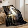 Jesus Walking Out Tomb Blanket  Printed Blanket for Living Room Bed Couch lunch break Soft Cozy Blanket for Friend's festival Gift