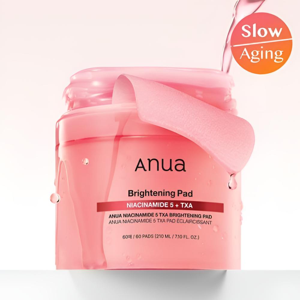 Anua Niacinamide 5 TXA Brightening Pad 60P – Brightening & Dark Spot Care, K-Beauty Trending Skincare