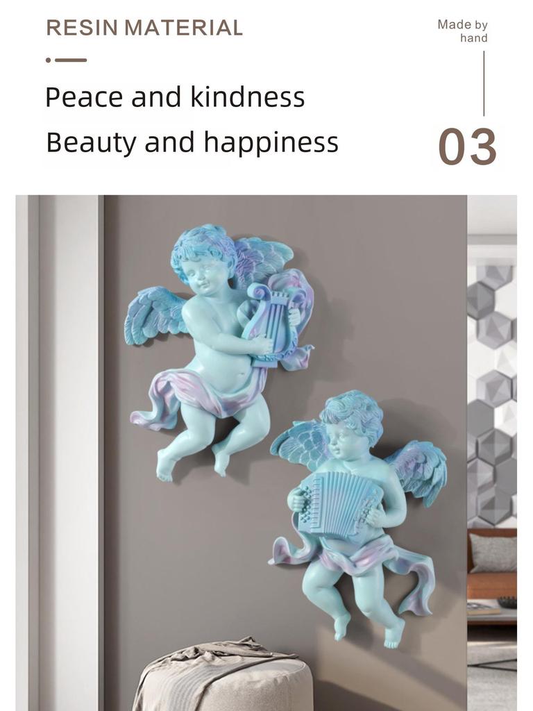 Cupid Engel Wandkunst Anhänger - Heimdeko Wandbehang