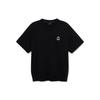 MLB Solid Color Round Neck Pullover Short Sleeve T-Shirt Unisex Tops Black 3AMTB0531-50BKS
