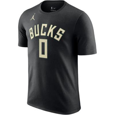 Letter Pullover Round Neck Short Sleeve T-Shirt Men T-Shirts Black DV5783-019