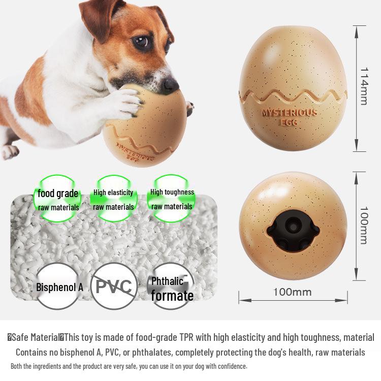 Pet Food Dispensing Dog Molar Ball - Indestructible Slow Feeder and Biting Toy