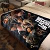 Survival Post-Apocalyptic World blanket Camping trip blanket Outdoor plush blanket sheet Machine washable