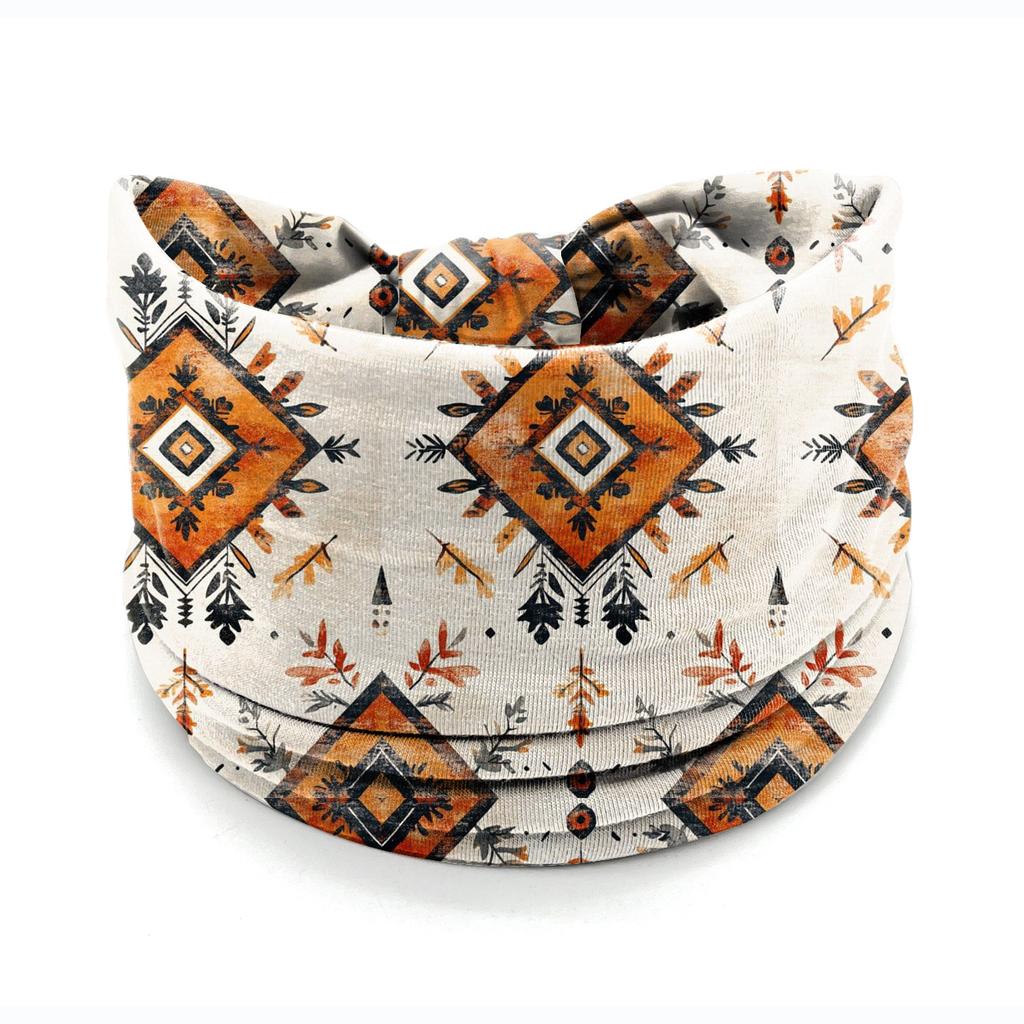 European American Women's Hair Band African Print Pattern Wide Edge Elastic Knot Sports Yoga Headband Women's Headwear Hair