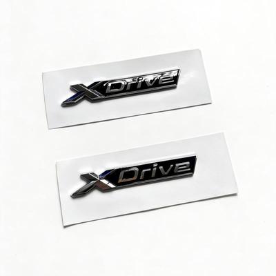 Συμβατό Αυτοκόλλητο Σήμα BMW XDrive & SDrive για Νέα Μοντέλα Σειράς 3, 5 και 7