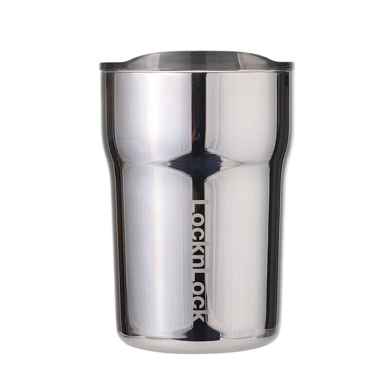LocknLock Mirror 380ml Stainless Steel Insulated Coffee Travel Mug