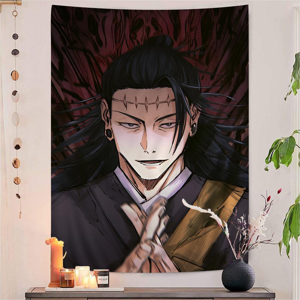 Kaisen Suguru Geto Chart Tapestry for Living Room Home Dorm Decor Art Home Decor