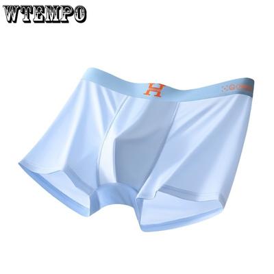 Men's Underwear Breathable Crotch Ice Silk Flat Corner Underwear Men's Four Corner Shorts