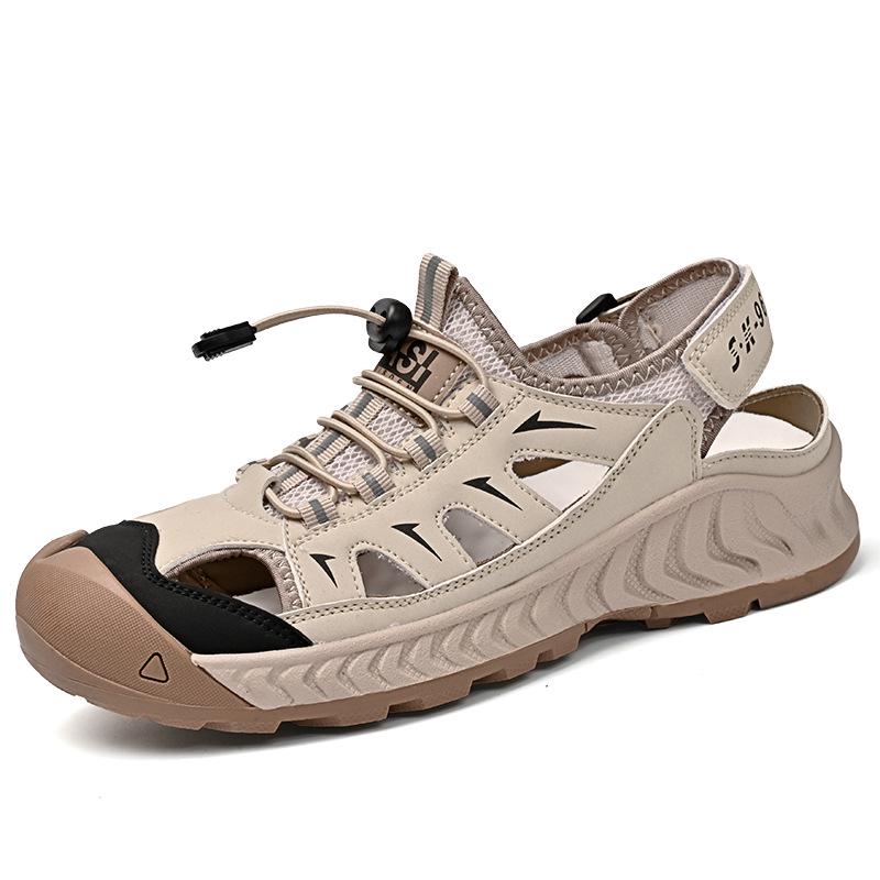 Men s Large Size Closed-Toe Breathable Hiking Sandals for Summer 45
