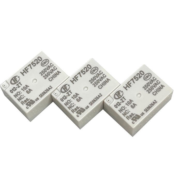 Brand New HF7520-012-ZT Power Relay, 5-Pin 6A Load, Changeover, Solder Paste Type