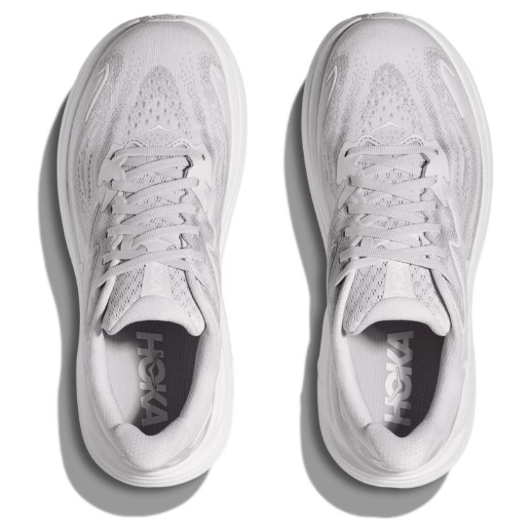 HOKA  Clifton 10 Cosmic Grey Stardust Women Sneakers White 1162031-CRDS