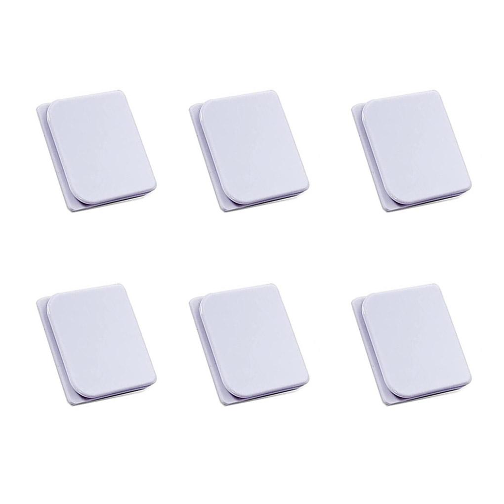 Pack of 6 Clips Fixing Device Curtain Clamp Windproof Shower Fixer