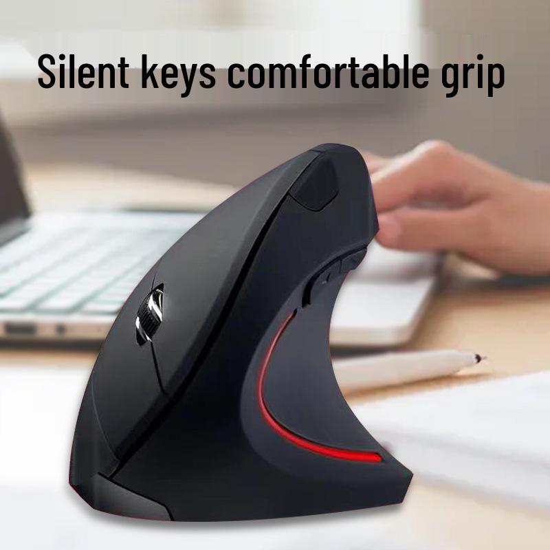 Bluetooth Rechargeable Silent Vertical Wireless Mouse for Laptop