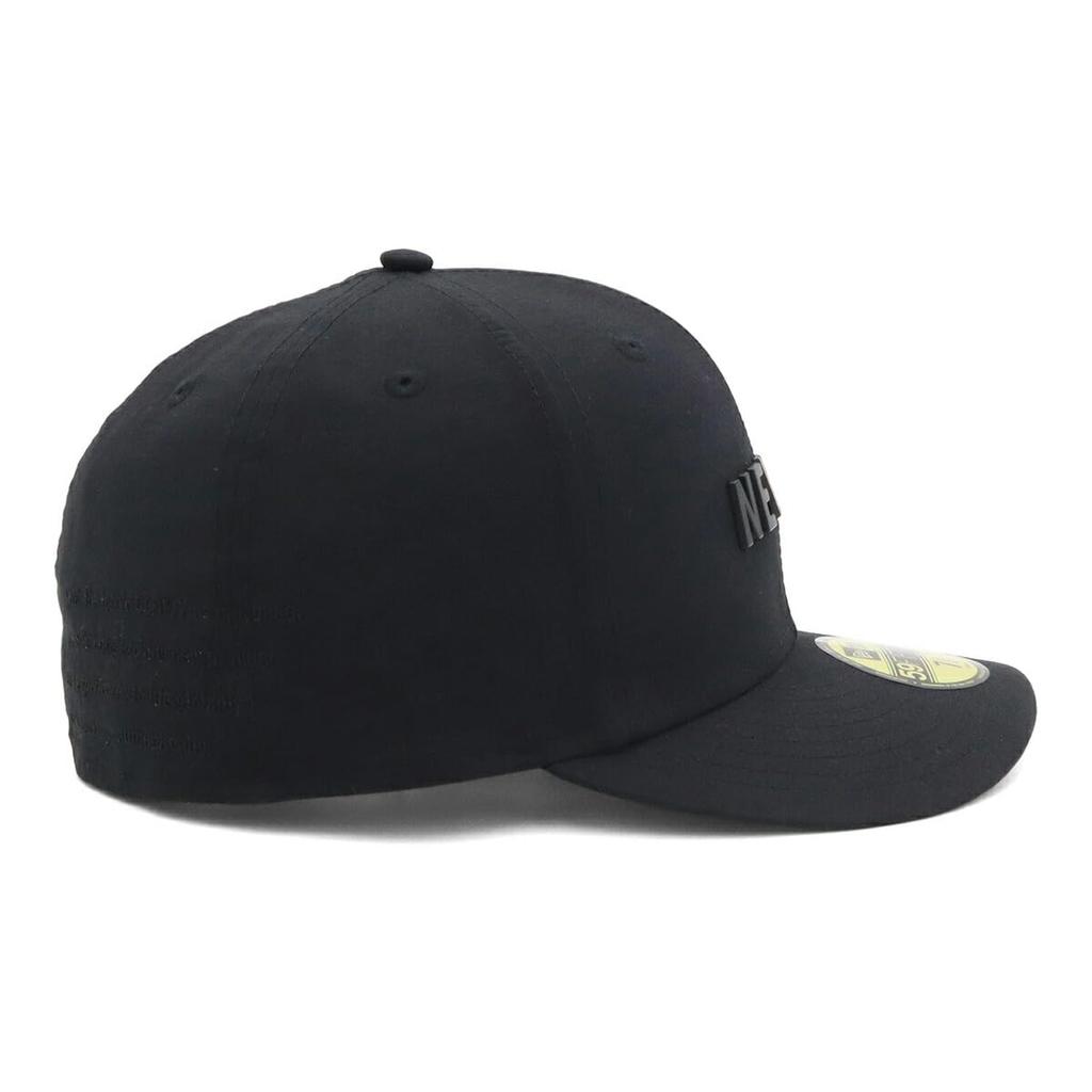 [New Era] New Era Cap Pre-Curved 59FIFTY 14693268 NER36C1209 Black Nylon Tussah Metal Plate UNDER VISOR ONSPOTZ Exclusive Men's Women's Hat Gokyu