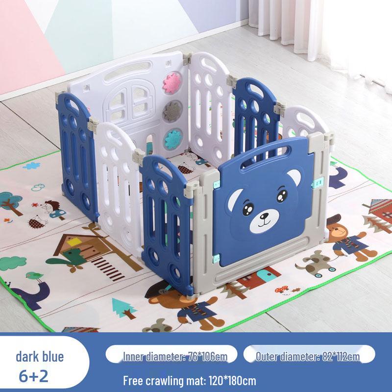 Baby Safety Playpen with Crawling Mat – Indoor Toddler Barrier