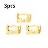 1/5PCS Fashion Letter Napkin Ring New Gold Silver Bismillah Napkin Rings Western Restaurant Hotel Wedding Party Home Decoration