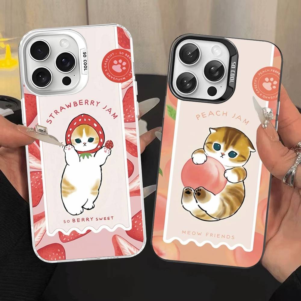 Mofusand Cat Popular Cute Phone Cases For IPhone 17 16e 15 14 13 12 11 Plus Pro Max ProMax Colorful Covers