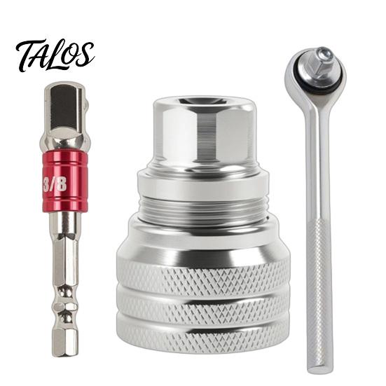 Automotive Repair Socket Multi-Function Universal Wrench Tool, Adjustable 3/8''-3/4'' Sleeve with Power Drill Tool Adapter for Ratchet Wrench, Auto &