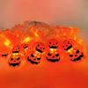Halloween Pumpkin String Lights Battery Powered For Party Decorations