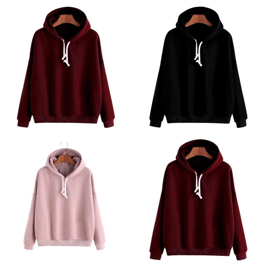 Stilvoller Unisex Herren Damen Pullover Hoodie Bequemes Einfarbiges Sweatshirt Für Teenager