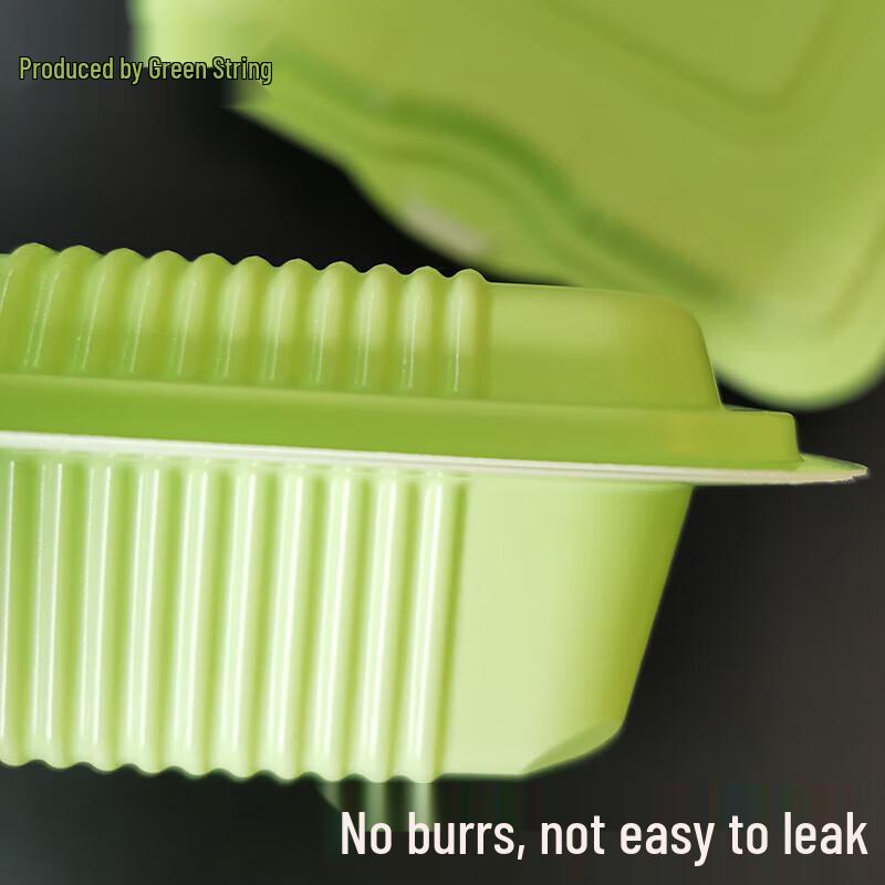 Disposable 4-Compartment Lunch Box with Lid