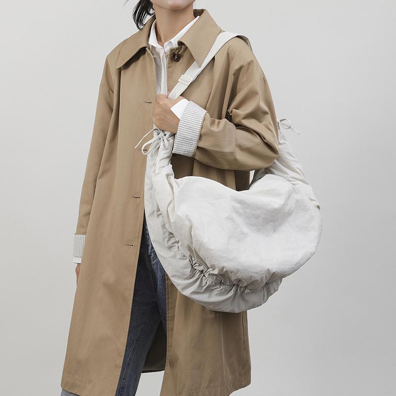 Design Nylon Big Soft Shoulder Crossbody Bag for Women 2026 Winter Trend Fashion Y2K New Underarm Bags Handbags